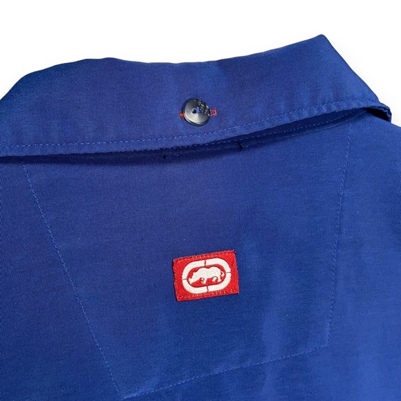 Vintage 90s Ecko Unlimited Men’s Button Up Shirt Scorpian Print - Picture 7 of 8